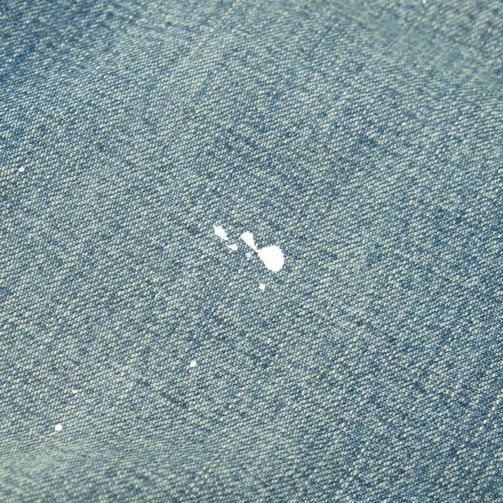 SUGAR CANE - 11oz. BLUE DENIM WORK PANTS - AGED MODEL - SC42549