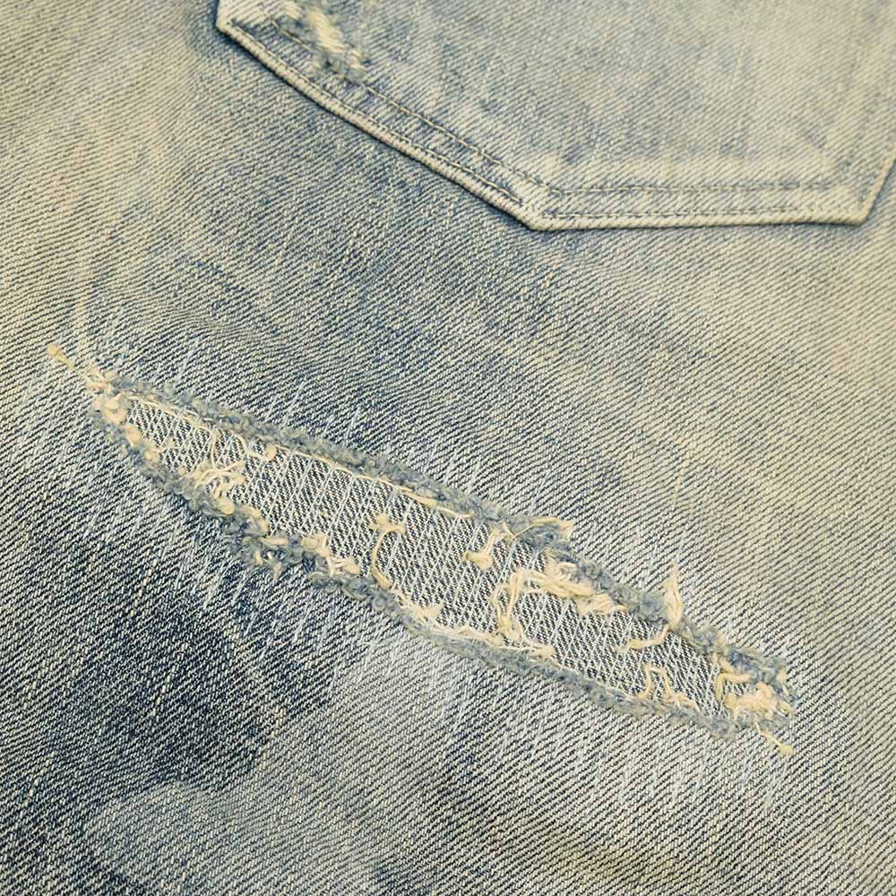 SUGAR CANE - 14.25oz. DENIM 1947 REMAKE AGED MODEL - REGULAR STRAIGHT - SC41947SR