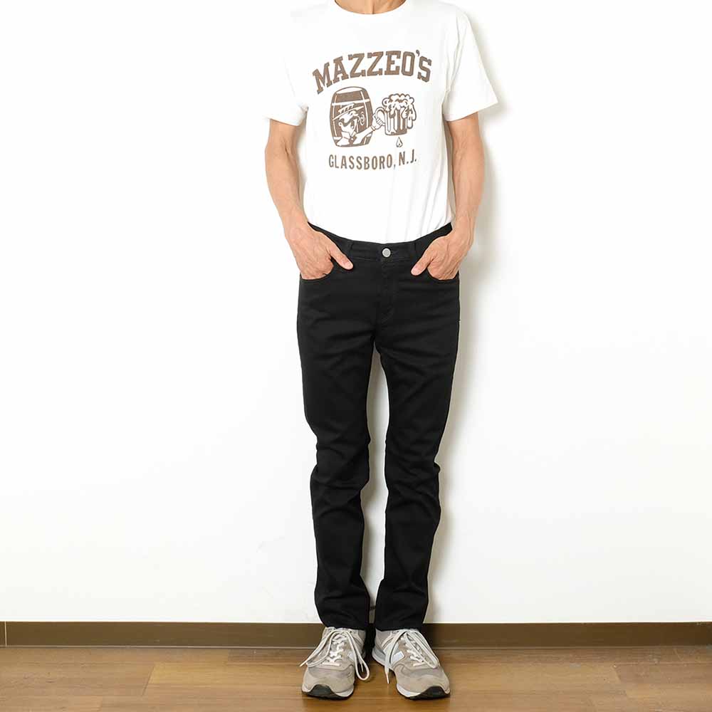 BIG JOHN MADE in JAPAN COMPLETE FREE 305 SKINNY FIT BLACK BJM305F-BK1