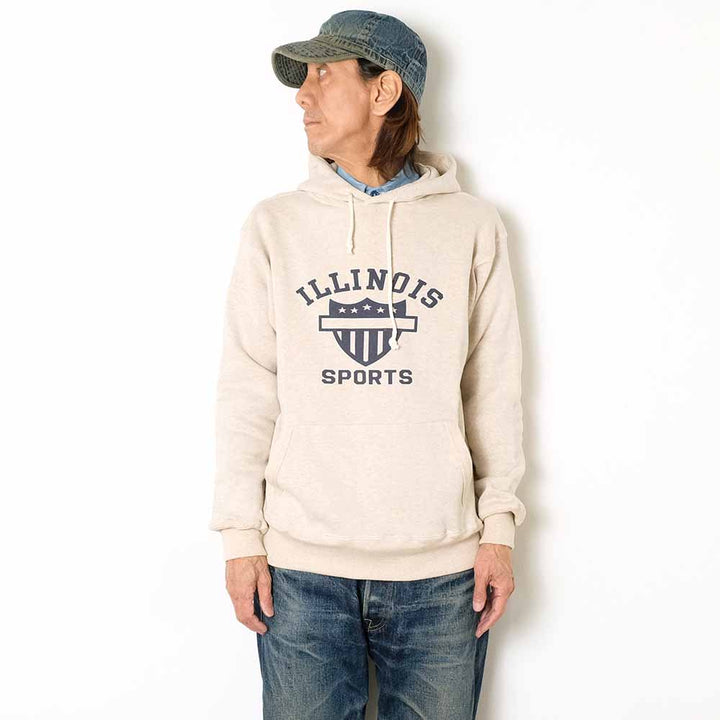 WAREHOUSE - Lot. 450 SET-IN HOODIE - ILLINOIS - 450ILL-25