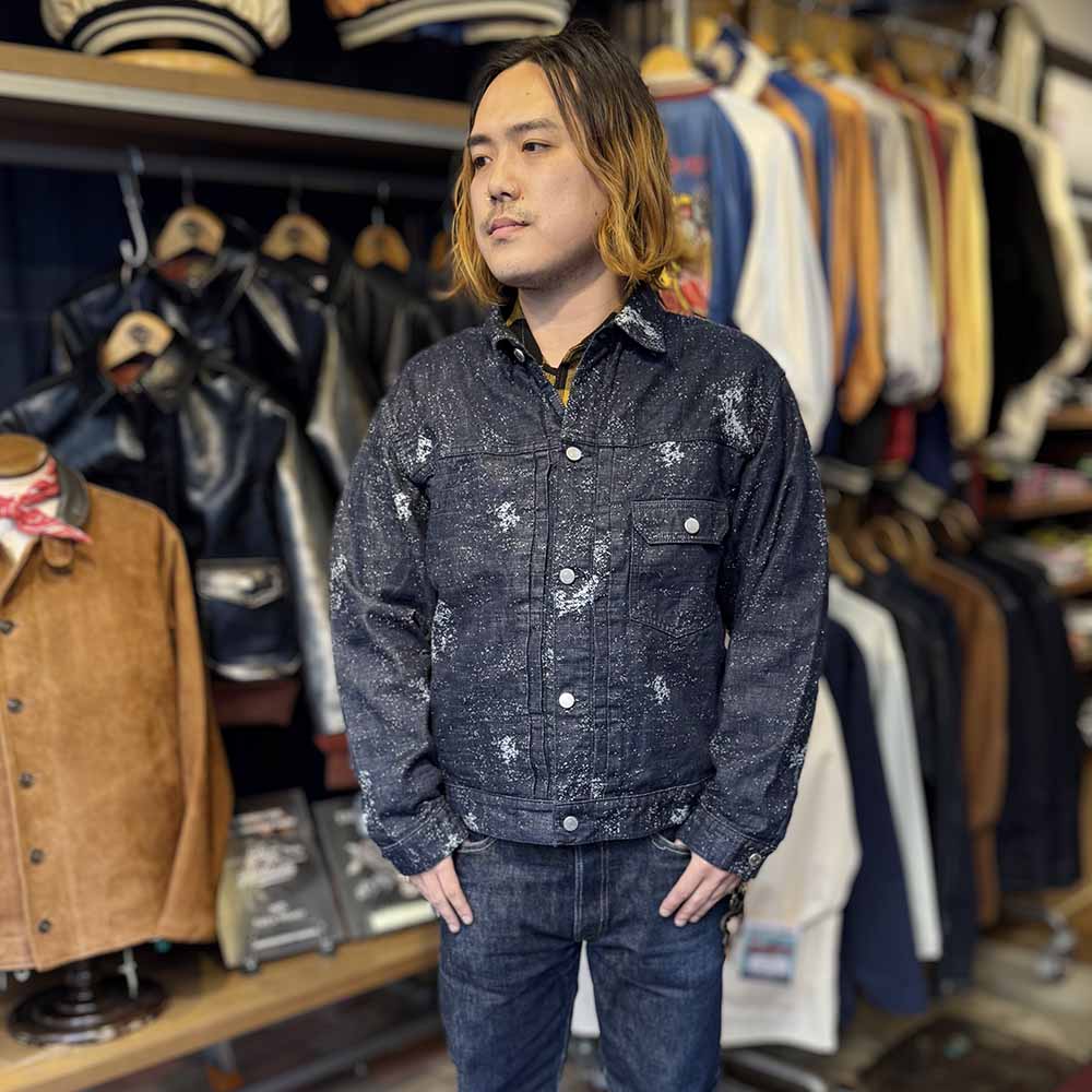 MOMOTARO JEANS - ＃100 DENIM JACKET - JAGUARD - MMGJ6006