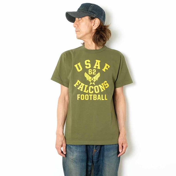 BUZZ RICKSON'S - S/S T-SHIRT - USAF FALCONS - BR79620
