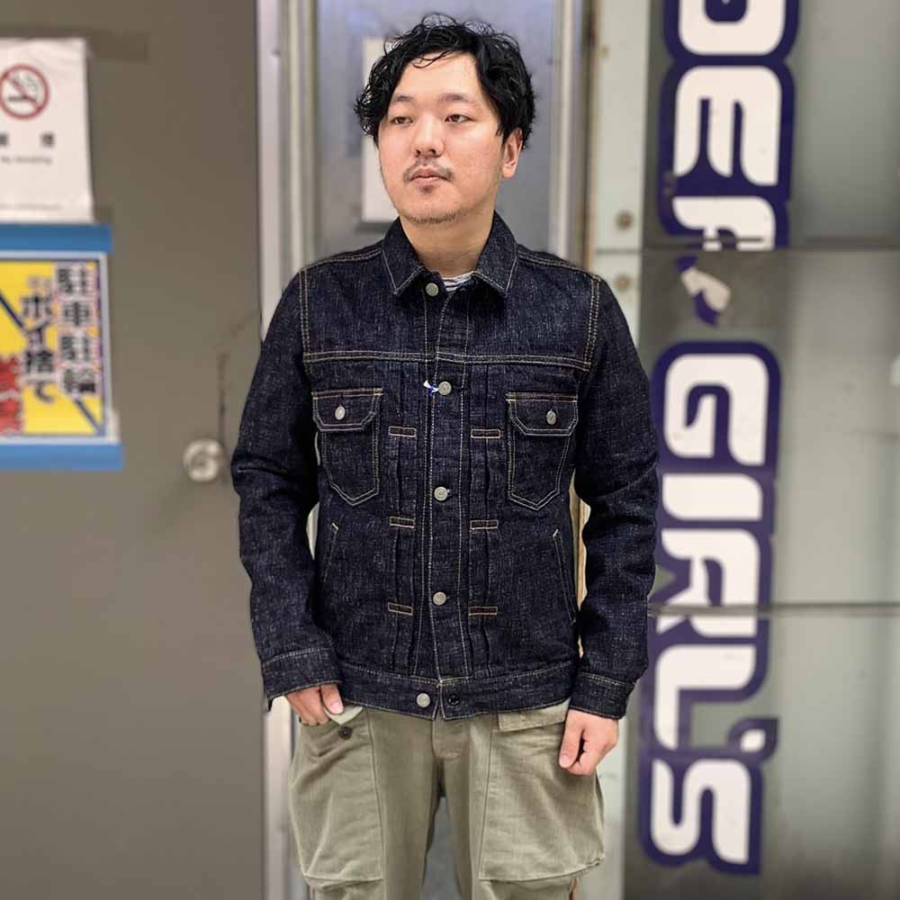 Pure Blue Japan - Double Slub Denim Type2 Jacket - 6111