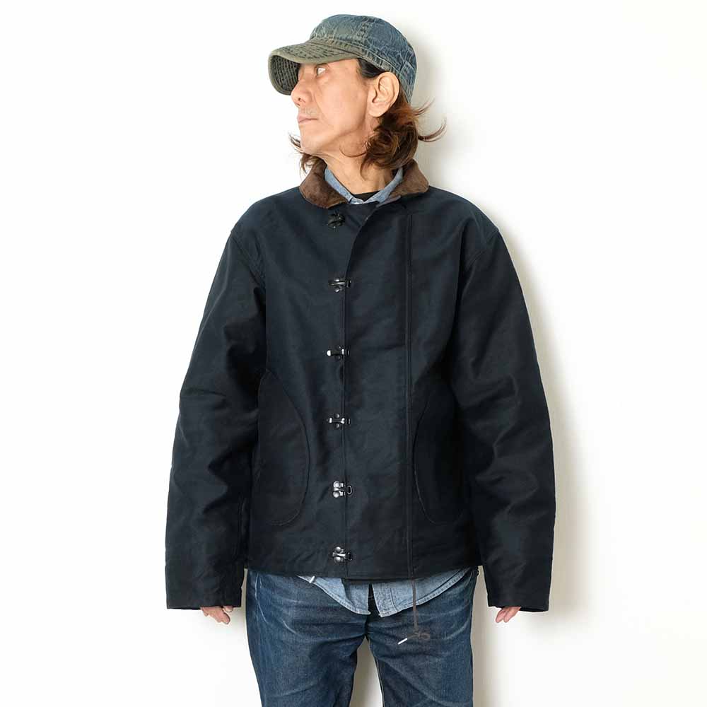SUGAR CANE - Mister Freedom - INDIGO JUNGLE CLOTH N-1H MOD. - NAVAL CLOTHING TAILOR - SC15813
