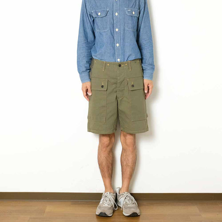 BUZZ RICKSON'S U.S. MARINE CORPS HERRINGBONE SHORTS BR52388