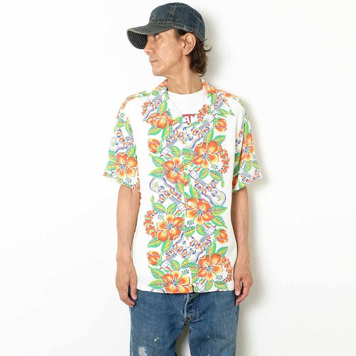 SUN SURF - S/S RAYON HAWAIIAN SHIRT - BLESSING GIFT FROM HAWAII - SS39212