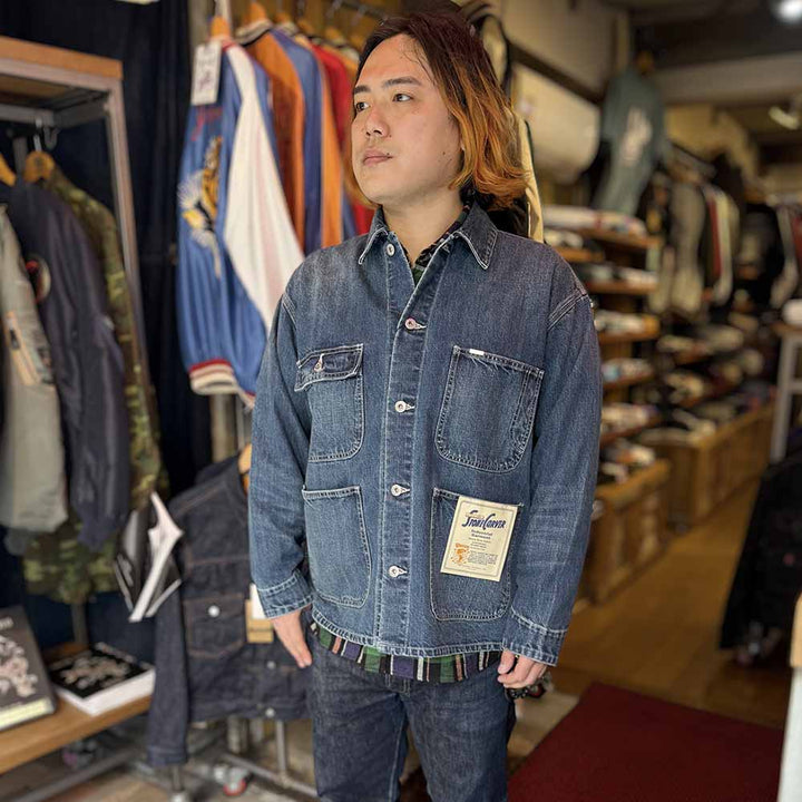 UNIVERSAL OVERALL - COVERALL - VINTAGE DARK WASH - HT2433400-A