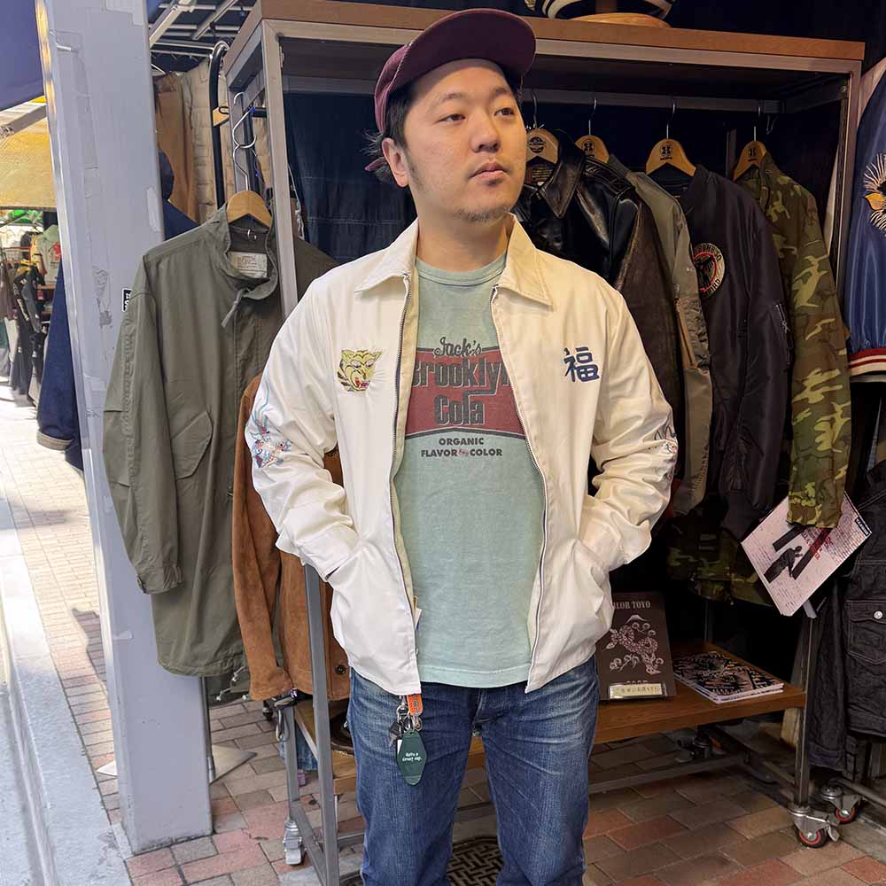 TAILOR TOYO - Late 1960s Style Cotton Vietnam Jacket - VIETNAM MAP - TT15892