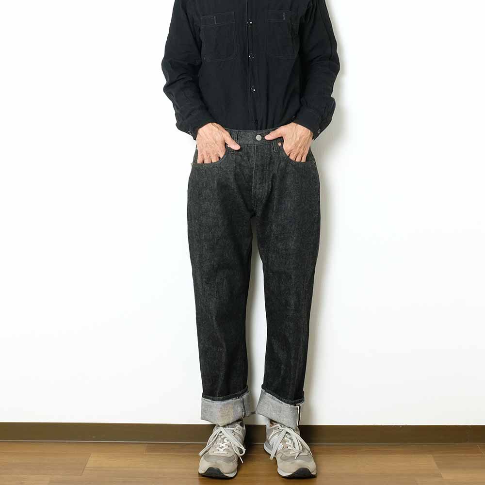Sugar Cane - 14.25oz. BLACK DENIM - 1947 MODEL - (REGULAR STRAIGHT) - SC42460