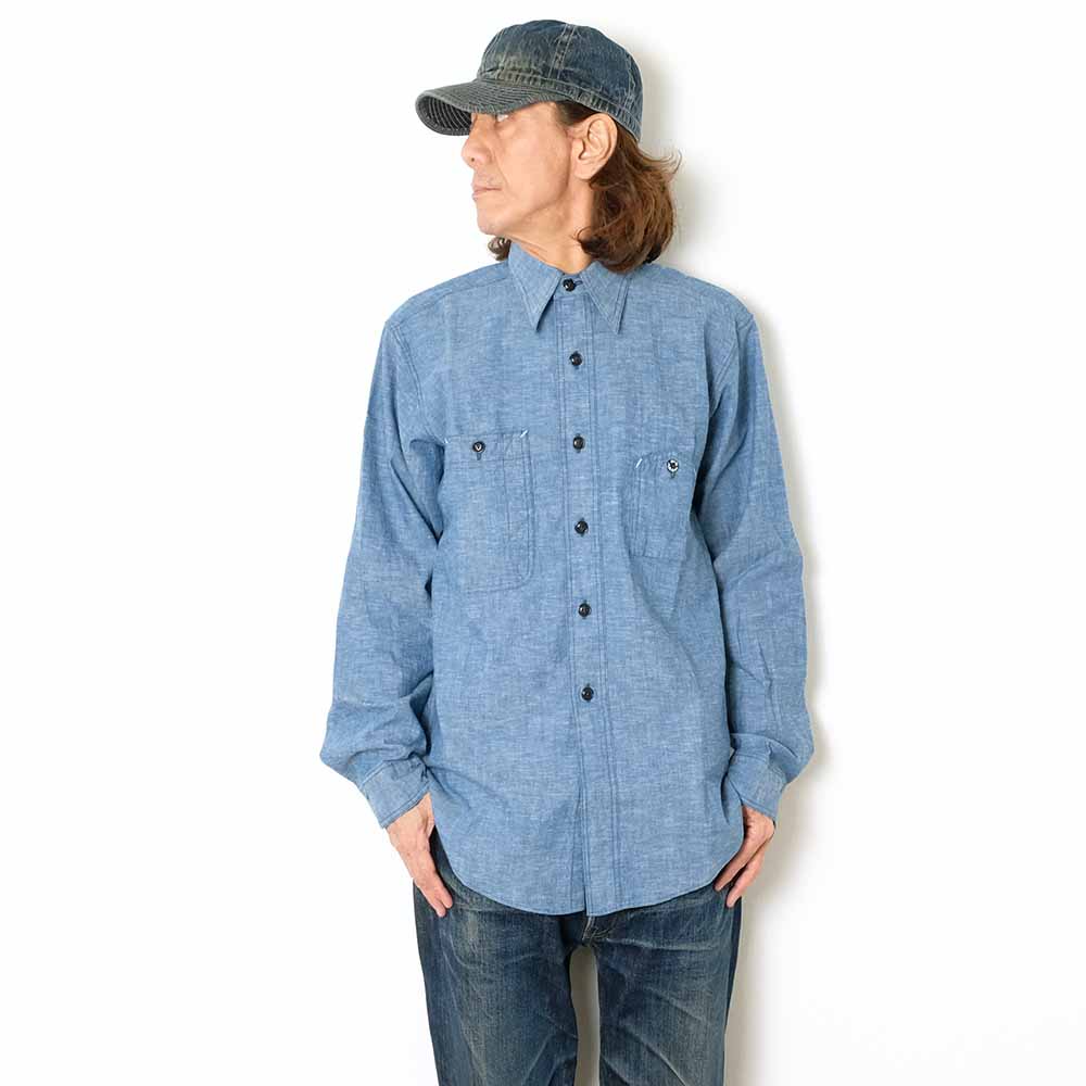 BIG YANK - Y1942 CHAMBRAY SHIRT - 602-261-01
