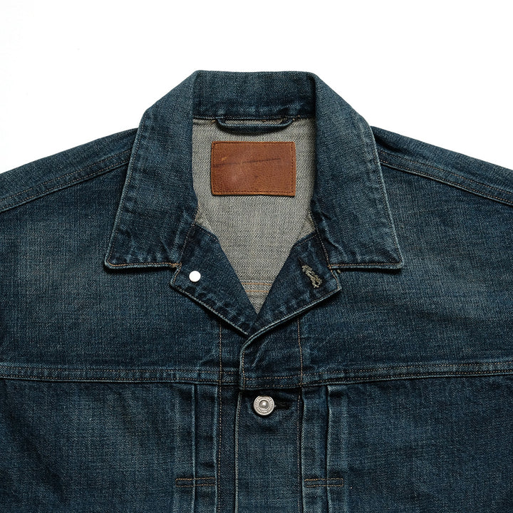 OLD JOE BRAND - LOWER FLAP POCKET JEAN JACKET - FADE INDIGO - 241OJ-JK05