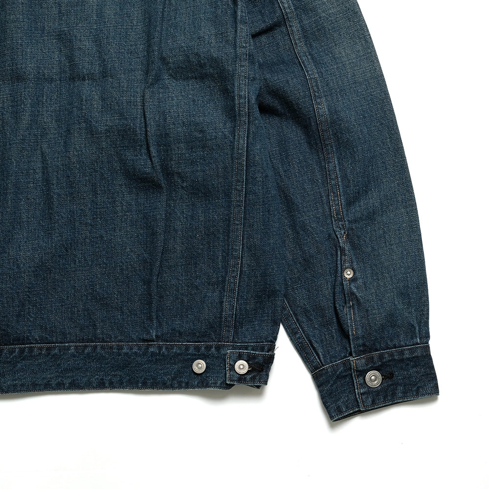 OLD JOE BRAND - LOWER FLAP POCKET JEAN JACKET - FADE INDIGO - 241OJ-JK05
