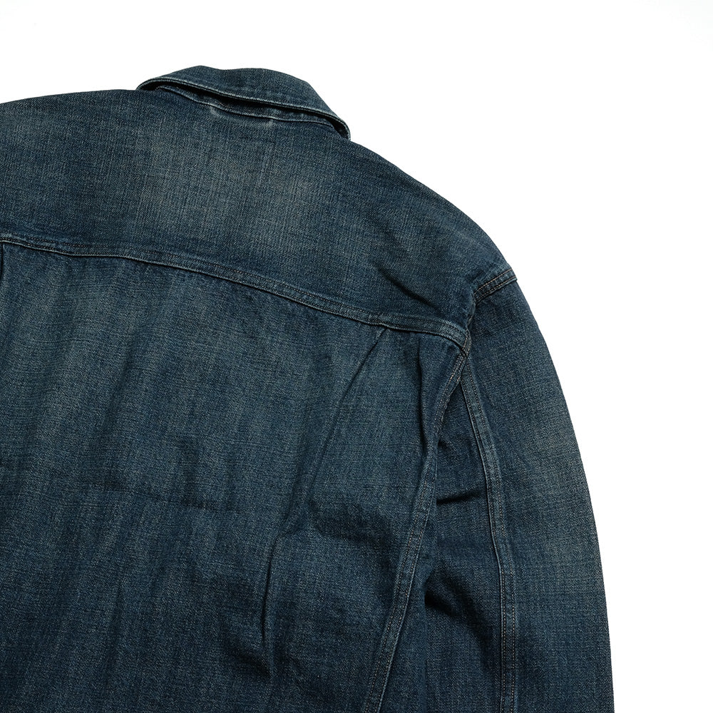 OLD JOE BRAND - LOWER FLAP POCKET JEAN JACKET - FADE INDIGO - 241OJ-JK05