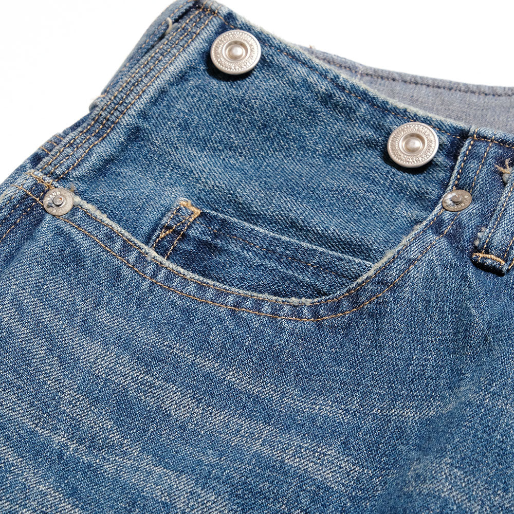 OLD JOE BRAND - BELTLESS WAIST JEAN TROUSER 990 - SCAR FACE & PAINT - 252OJ-PT14