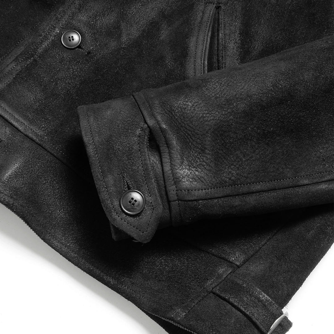 OLD JOE - PATINA HORSE-HIDE COSSAK JACKET (ROUGH-OUT) - 261OJ-JK22