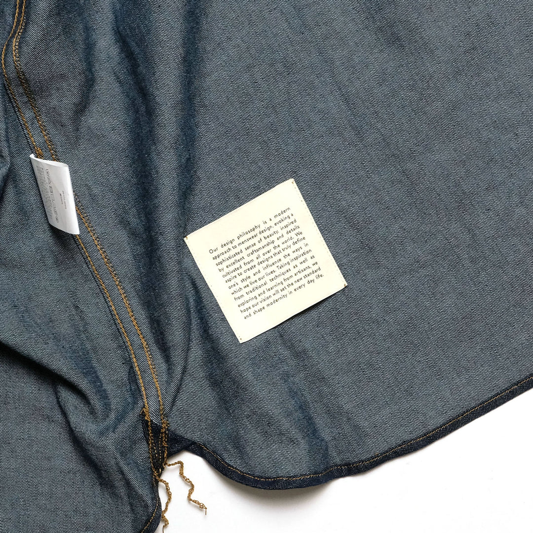 OLD JOE BRAND - CAMP COLLAR MARINE SHIRTS - Long-Sleeve - Indigo - 261OJ-SH05