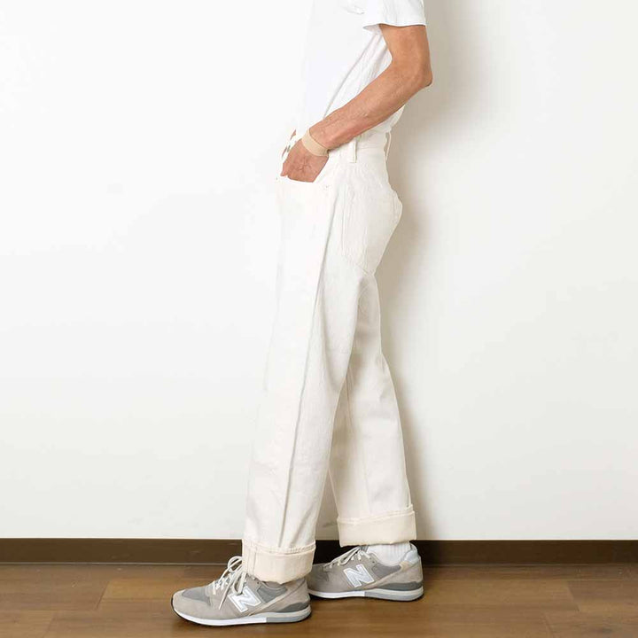 SUGAR CANE - 13oz. WHITE DENIM - 1947 MODEL - REGULAR STRAIGHT - SC42560