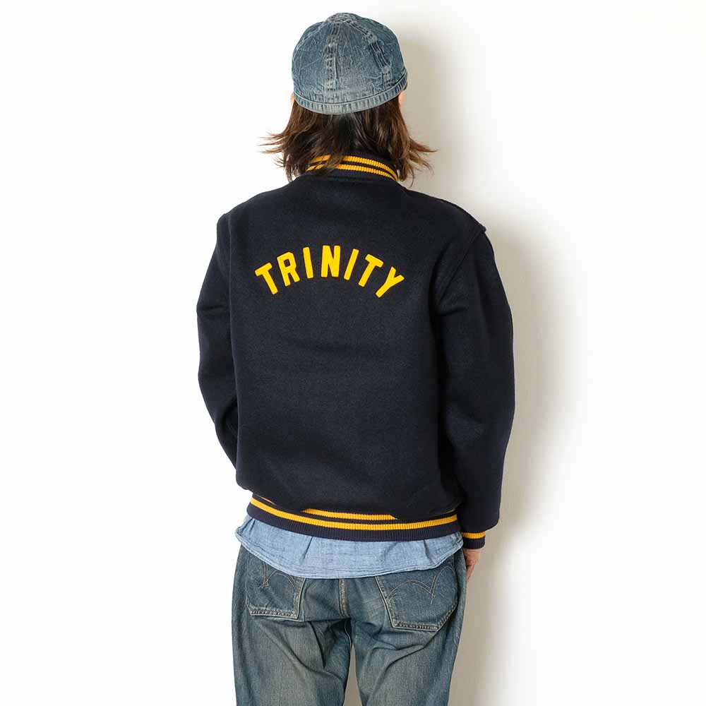 WAREHOUSE - 1950'S NAVY VARSITY JACKET - 2240AP-25