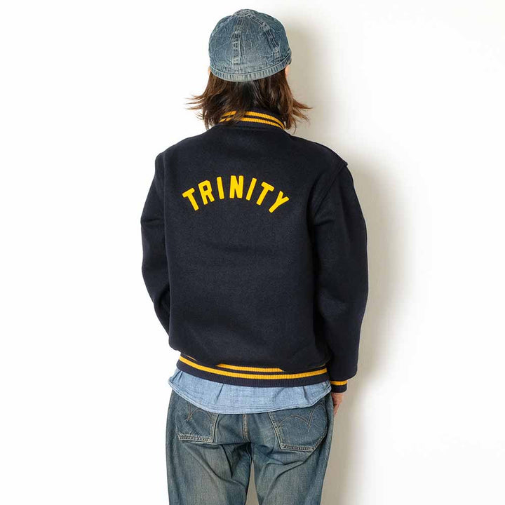 WAREHOUSE - 1950'S NAVY VARSITY JACKET - 2240AP-25