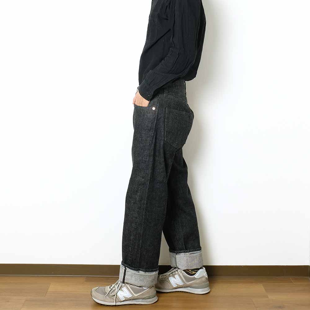Sugar Cane - 14.25oz. BLACK DENIM - 1947 MODEL - (REGULAR STRAIGHT) - SC42460