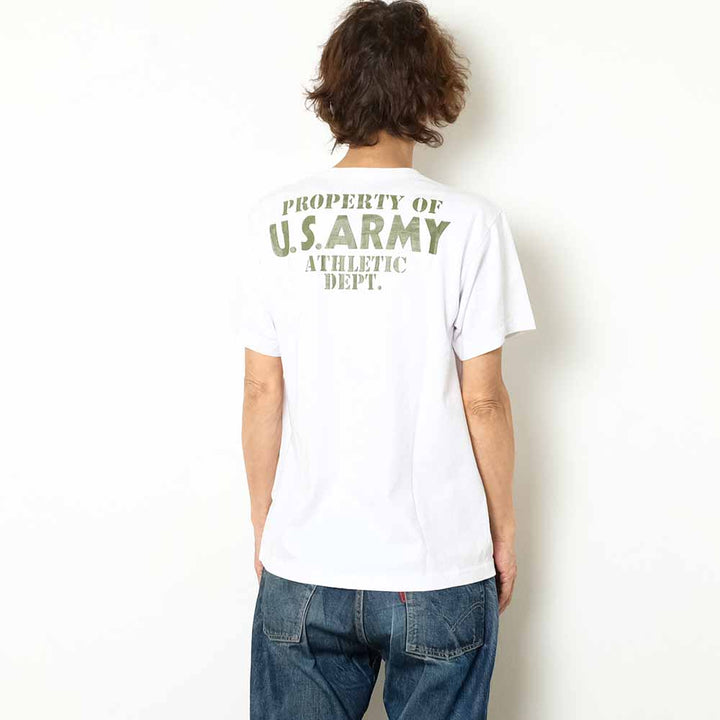 BUZZ RICKSON'S - S/S T-SHIRT - U.S. ARMY ATHLETIC DEPT. - BR79348