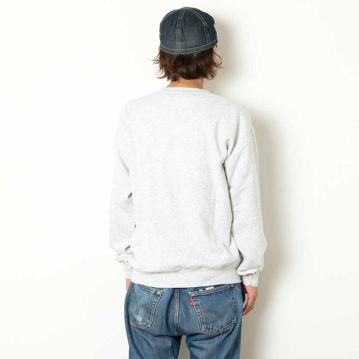 SUNNY SPORTS - THRIFTY LOOK - JESUS OVER-DYE CREW SWEAT - TL24F015