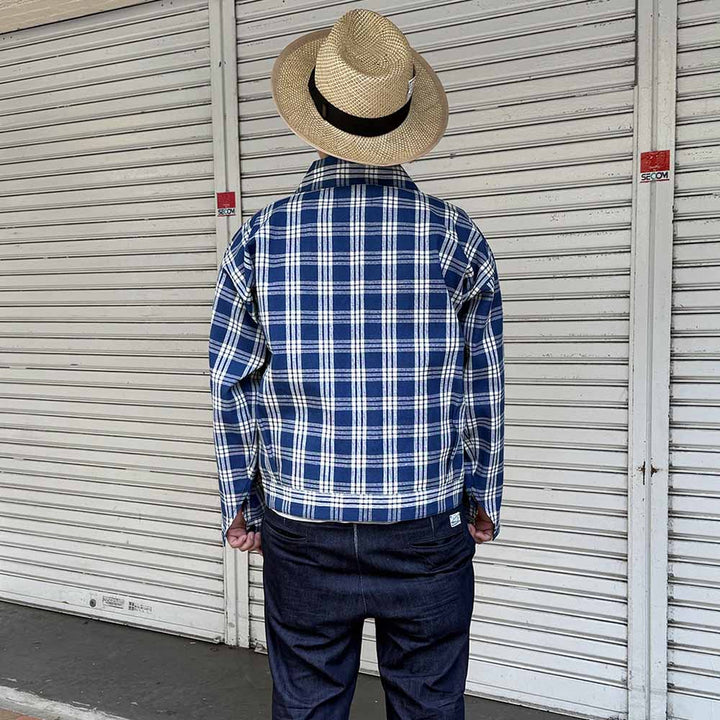 WAREHOUSE - 1900’S WHITE CHECK BLOUSE - 2231-1900-CK