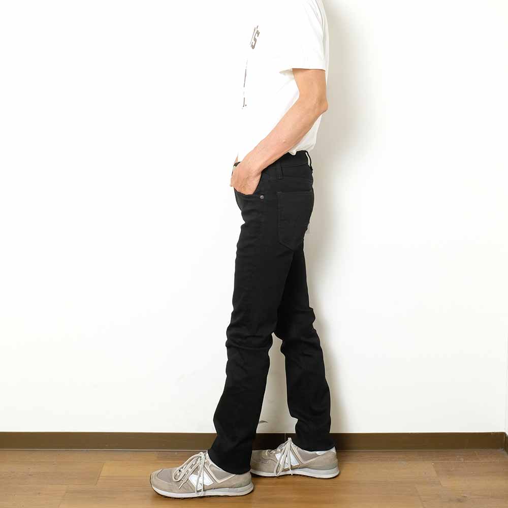 BIG JOHN MADE in JAPAN COMPLETE FREE 305 SKINNY FIT BLACK BJM305F-BK1