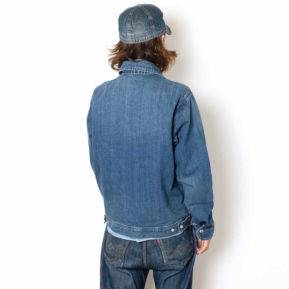 UNIVERSAL OVERALL - ZIP UP JAKCET - VINTAGE DARK WASH - HT2611430