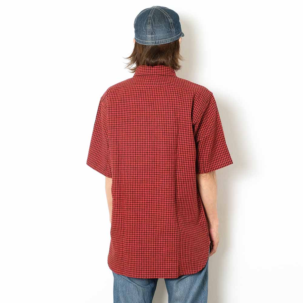 WAREHOUSE - Lot 3056 - SHORT SLEEVE CHECK WORK SHIRTS - A柄 - 3056A-25