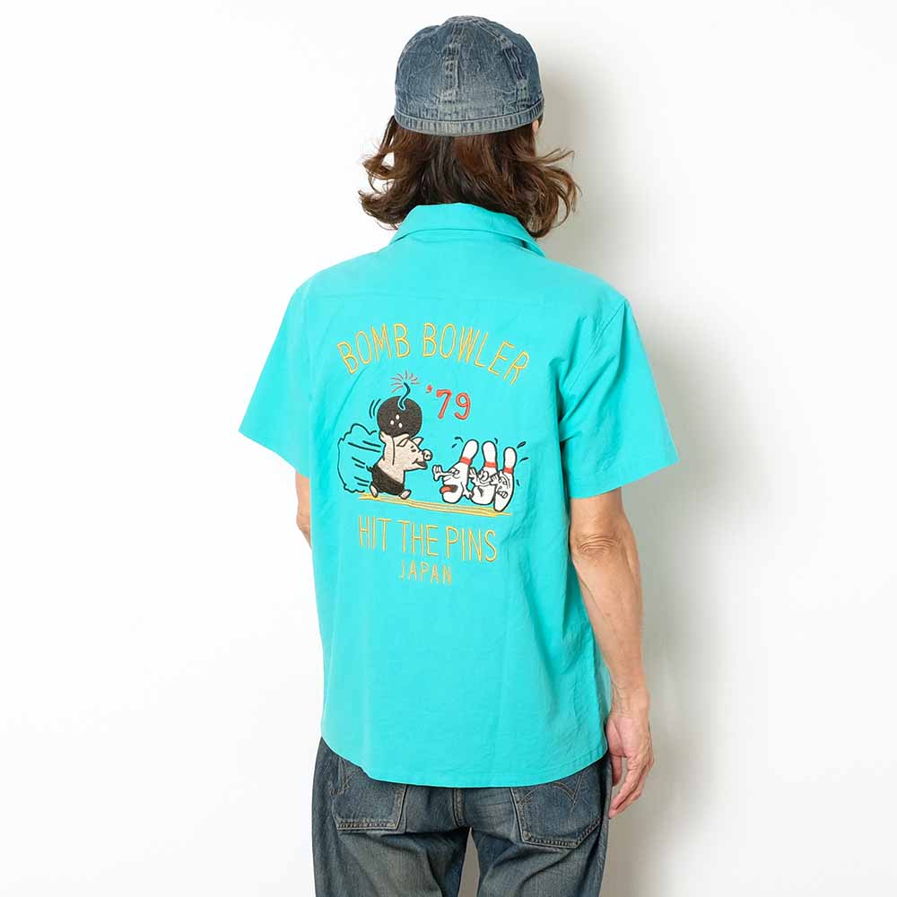 STUDIO D’ARTISAN - BOWLING SHIRT - BOMB BOWLER - 5743