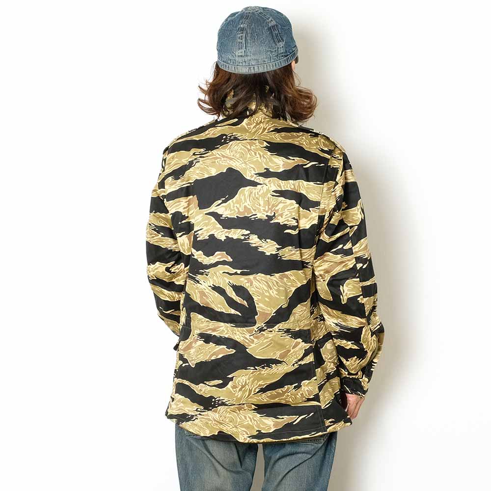 BUZZ RICKSON'S - JACKET, MAN'S FIELD, M-65 TIGER CAMOUFLAGE CIVILIAN MODEL - BR15885