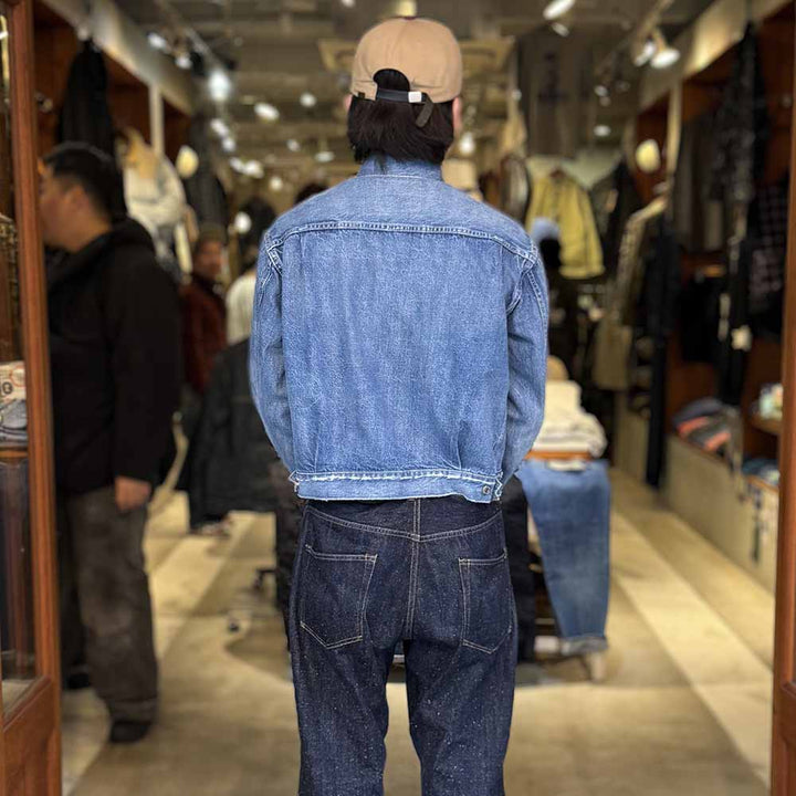 REMI RELIEF - 13oz 1954XX DENIM 2nd JACKET - USED BLUE - RN30389038