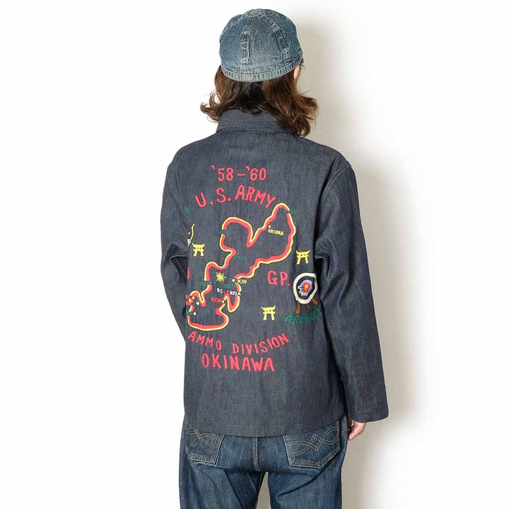 TAILOR TOYO - Late 1950s Style Blue Denim Okinawa Jumper - CHIBANA ARCHER'S - TT15881