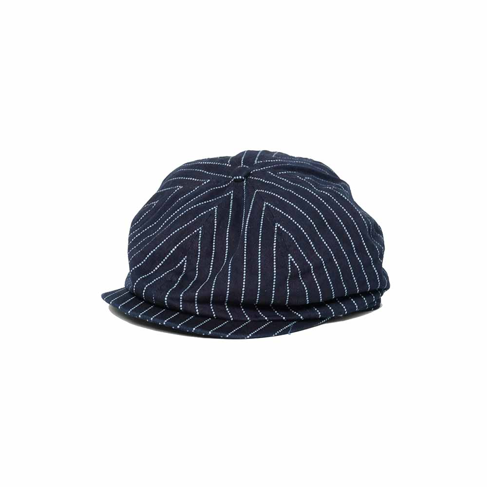 Sugar Cane - Wabash Stripe Applejack Cap - SC02070