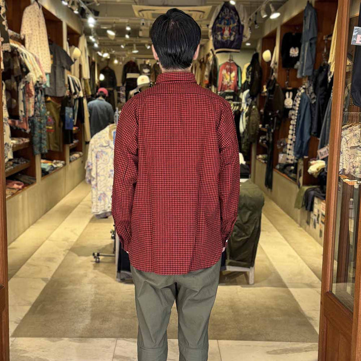 WAREHOUSE - Lot 3055 - LONG SLEEVE CHECK WORK SHIRTS - A柄 - 3055A-25