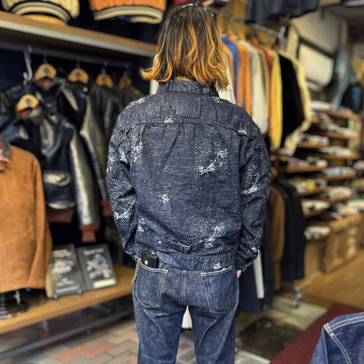 MOMOTARO JEANS - ＃100 DENIM JACKET - JAGUARD - MMGJ6006