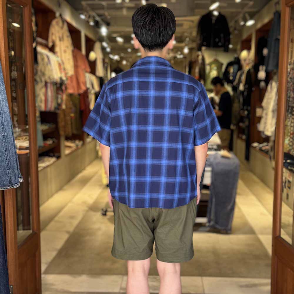 UNIVERSAL OVERALL - Open Color Check Work Shirt - U2523101