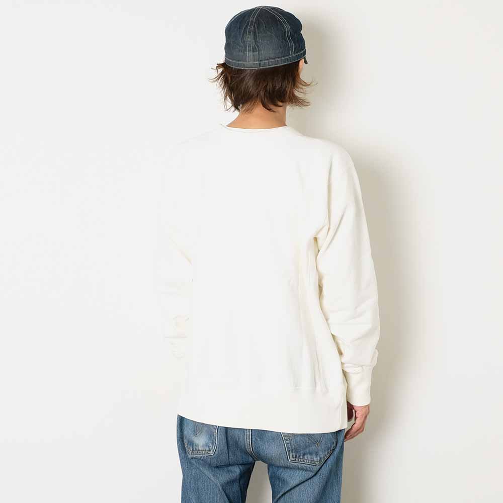 BARNS - Vintage Side Rib Crew Sweatshirt - WING FOOT - BR-24438