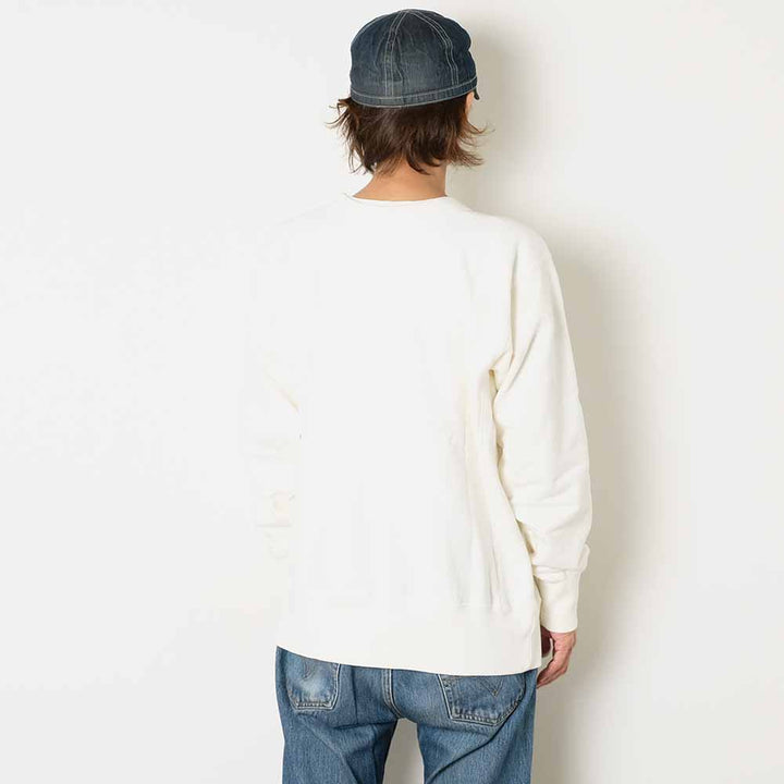 BARNS - Vintage Side Rib Crew Sweatshirt - WING FOOT - BR-24438