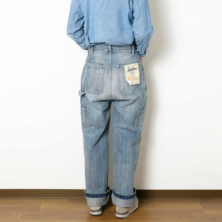 UNIVERSAL OVERALL - PAINTER PANTS - VINTAGE LIGHT WASH - HT2433601-B