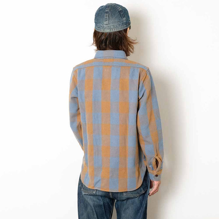 WAREHOUSE - Lot.3104 FLANNEL SHIRTS - A-Pattern - ONE WASH - 3104A-25