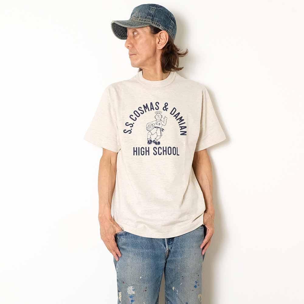 WAREHOUSE - Lot 4601 - S/S T-SHIRT - S.S.COSMAS ＆ DAMIAN - 4601SS-26