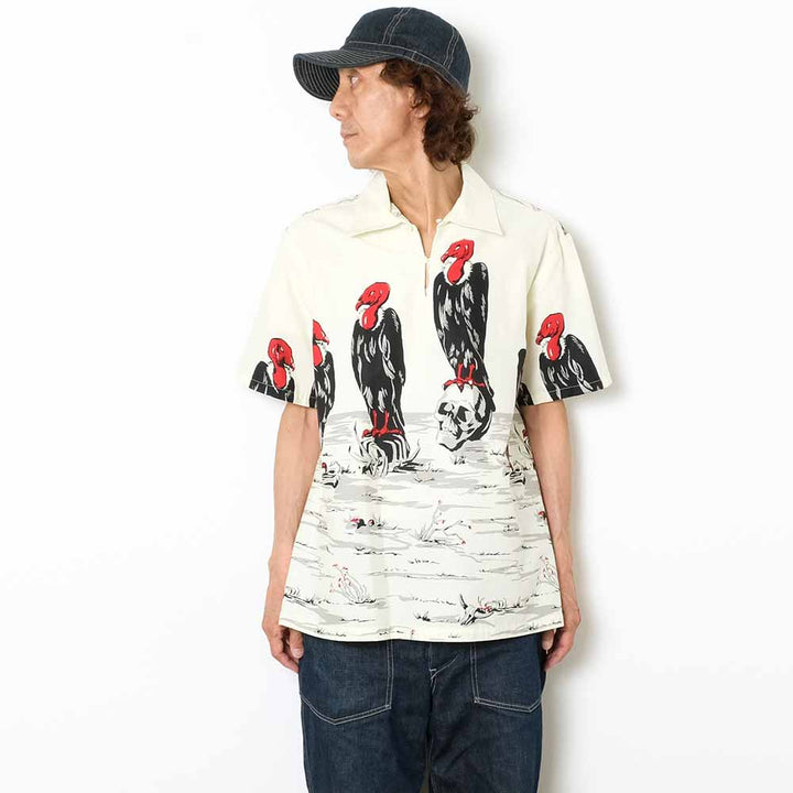 STAR OF HOLLYWOOD - COTTON TYPEWRITER PULLOVER SHIRT - CONDOR - SH39310