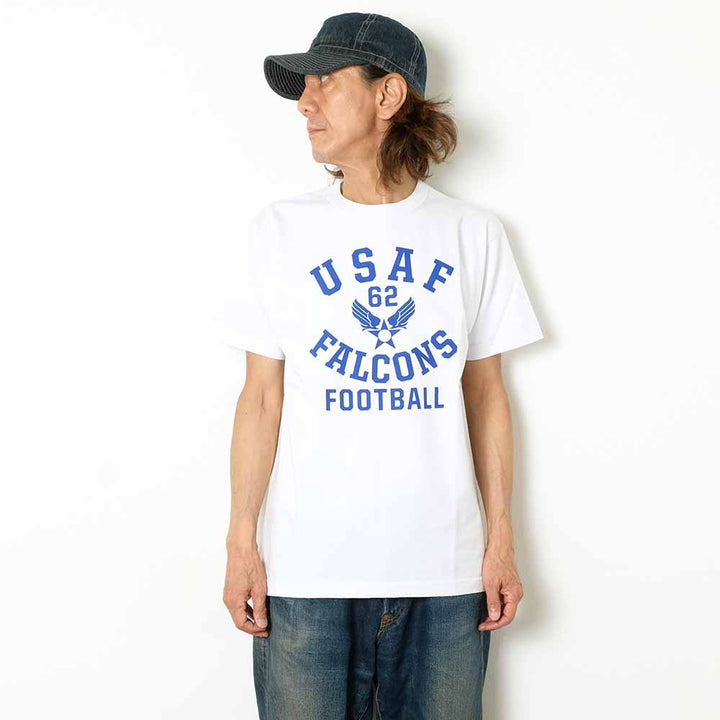 BUZZ RICKSON'S - S/S T-SHIRT - USAF FALCONS - BR79620