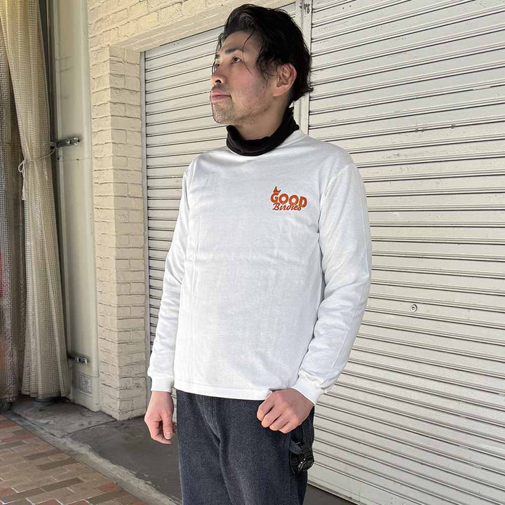 BARNS - 16/- Slaps L/S PRINT T-SHIRT - GOOD Birdies - BR-26127