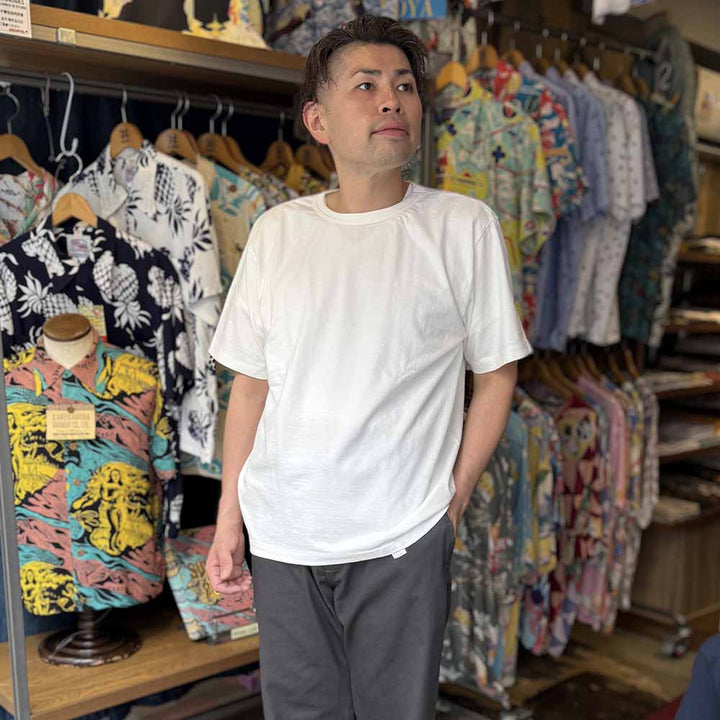 STUDIO D’ARTISAN & SA. - 石川台小寸編み天竺Tシャツ - 8204