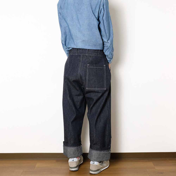 WAREHOUSE - 1930S WPA DOUBLE KNEE DENIM TROUSERS - 1239-25