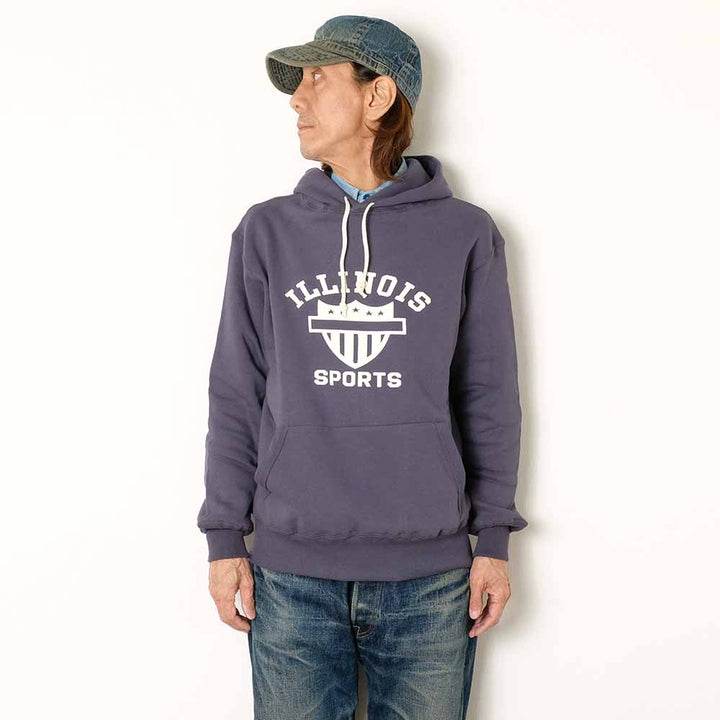 WAREHOUSE - Lot. 450 SET-IN HOODIE - ILLINOIS - 450ILL-25