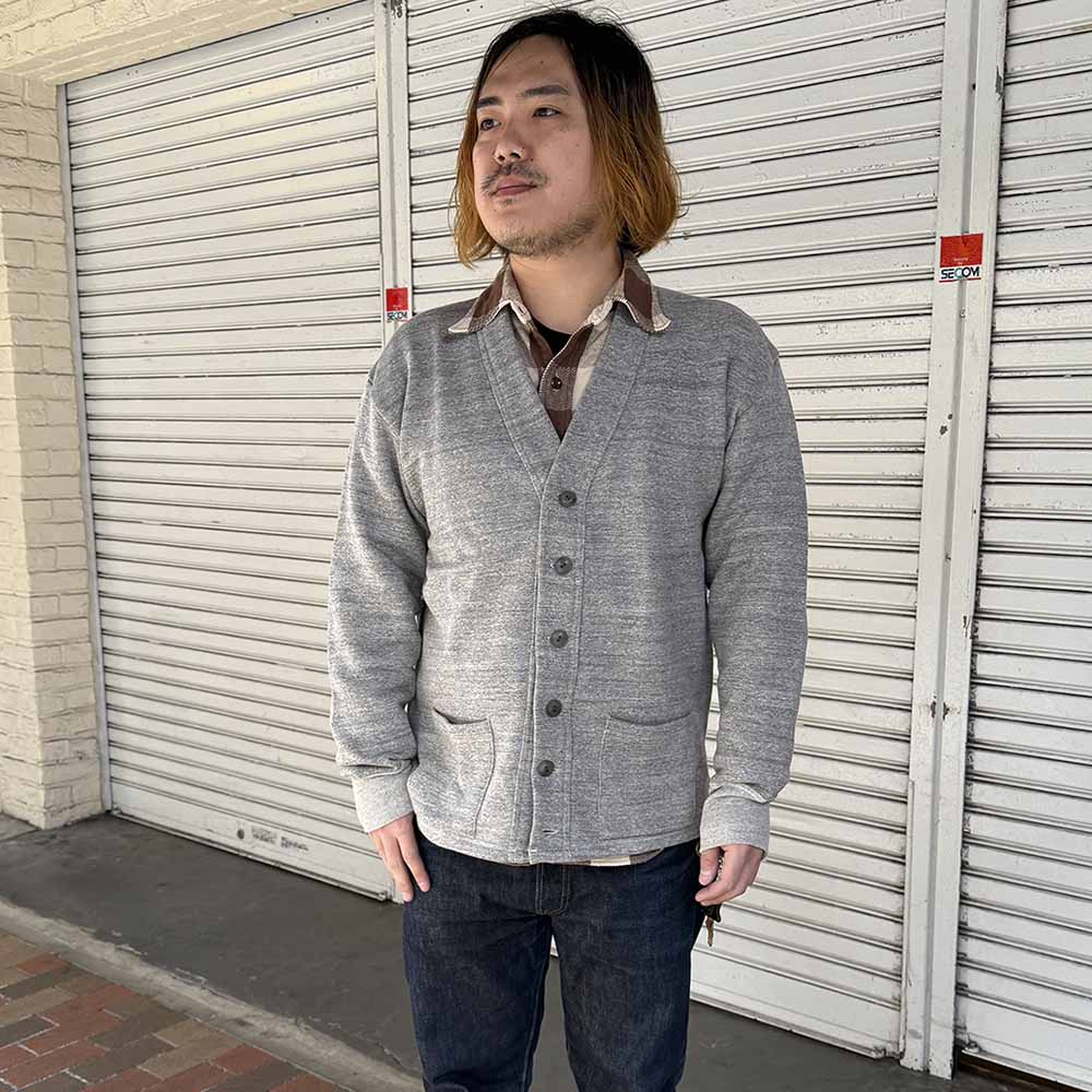 WAREHOUSE - Lot.498 - 4-Needle Sweat Cardigan - 498CA-25